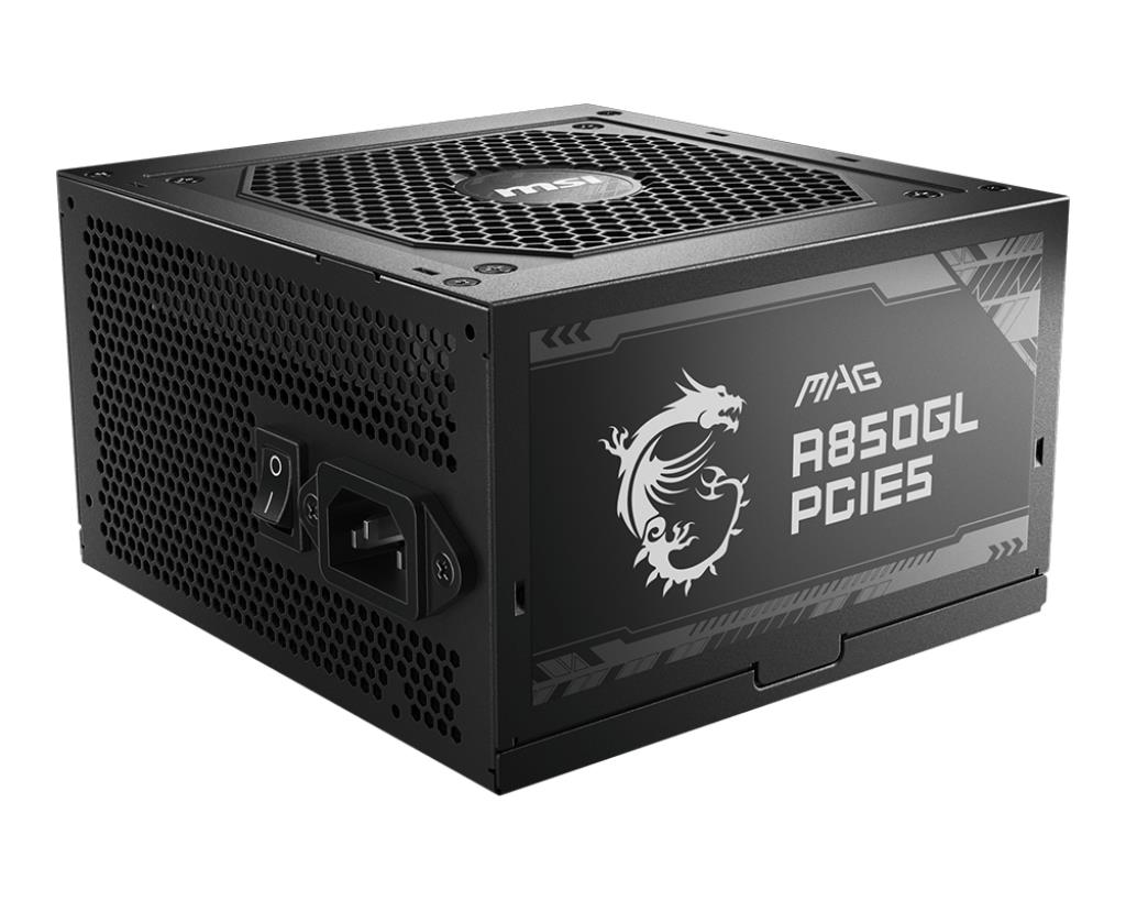 Toiteplokk|MSI|850 Watts|Efficiency 80 PLUS GOLD|PFC Active|MAGA850GLP&#...
