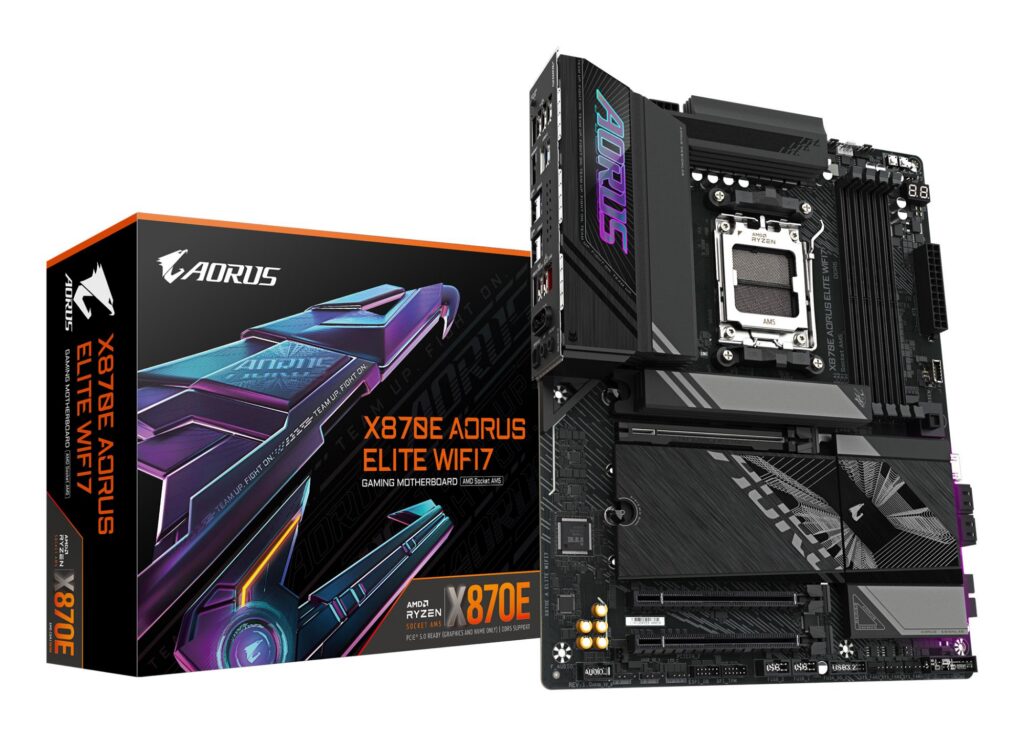 Emaplaat|GIGABYTE|AMD X870E|SAM5|ATX|Memory DDR5|Memory slots 4|1xPCI-E…