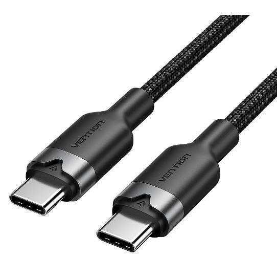 KAABEL USB-C TO USB-C/2M BLACK TRDBH VENTION