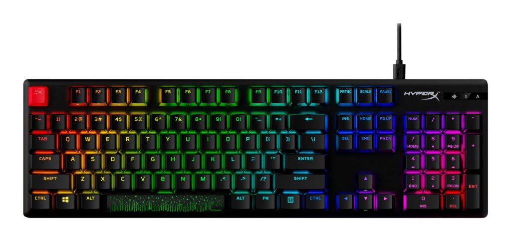 Klaviatuur ALLOY ORIGINS PBT HX/BLUE 639N4AA#ABA HYPERX