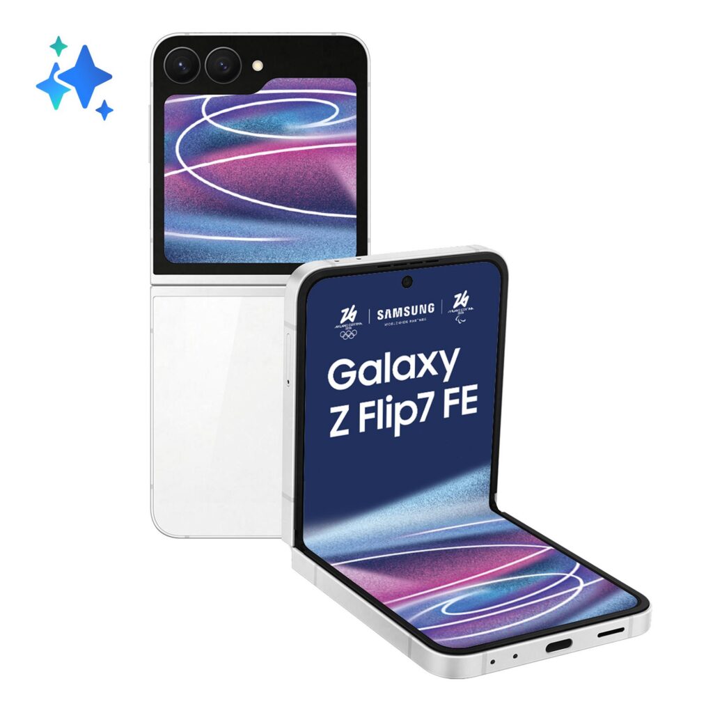 Mobiiltelefon GALAXY FLIP7 FE/128GB WHITE SM-F761B SAMSUNG