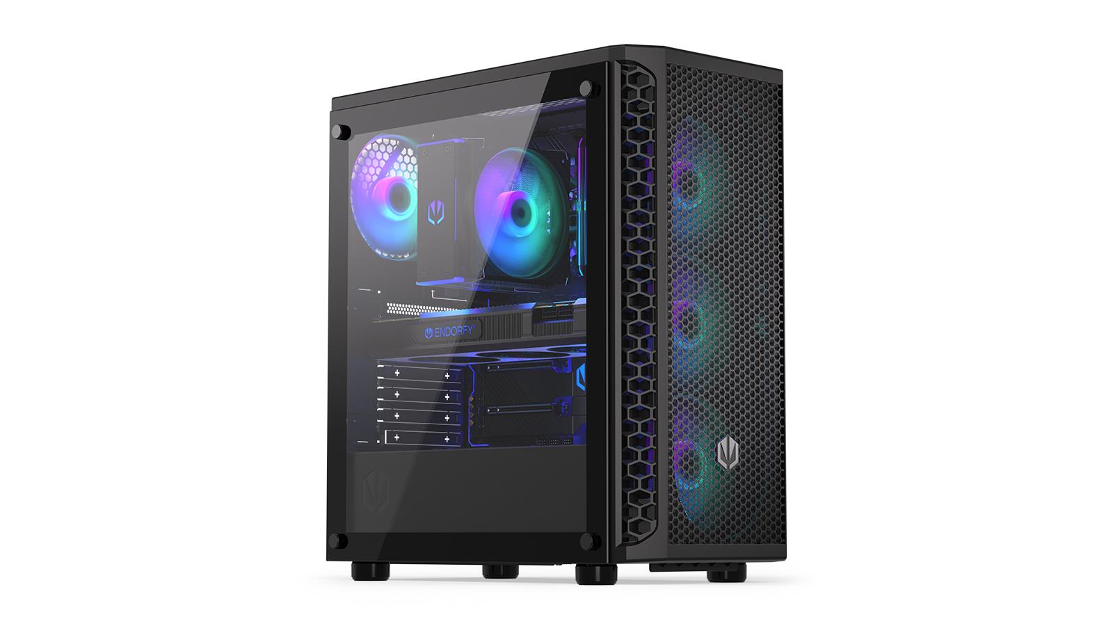Case|ENDORFY|Signum 300 ARGB|MidiTower|Case product features Transparent...