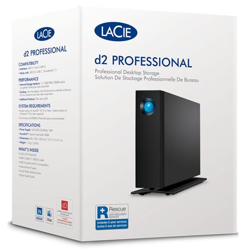 Väline HDD|LACIE|d2 Professional|STHA20000800|20TB|USB-C|USB 3.2|Drive&#...
