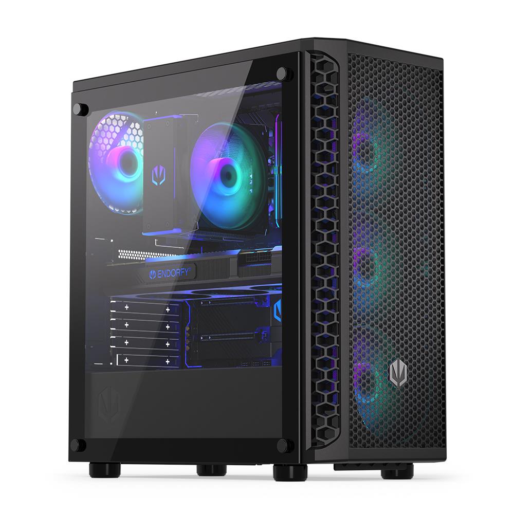 Case|ENDORFY|Signum 300 ARGB|MidiTower|Case product features Transparent...