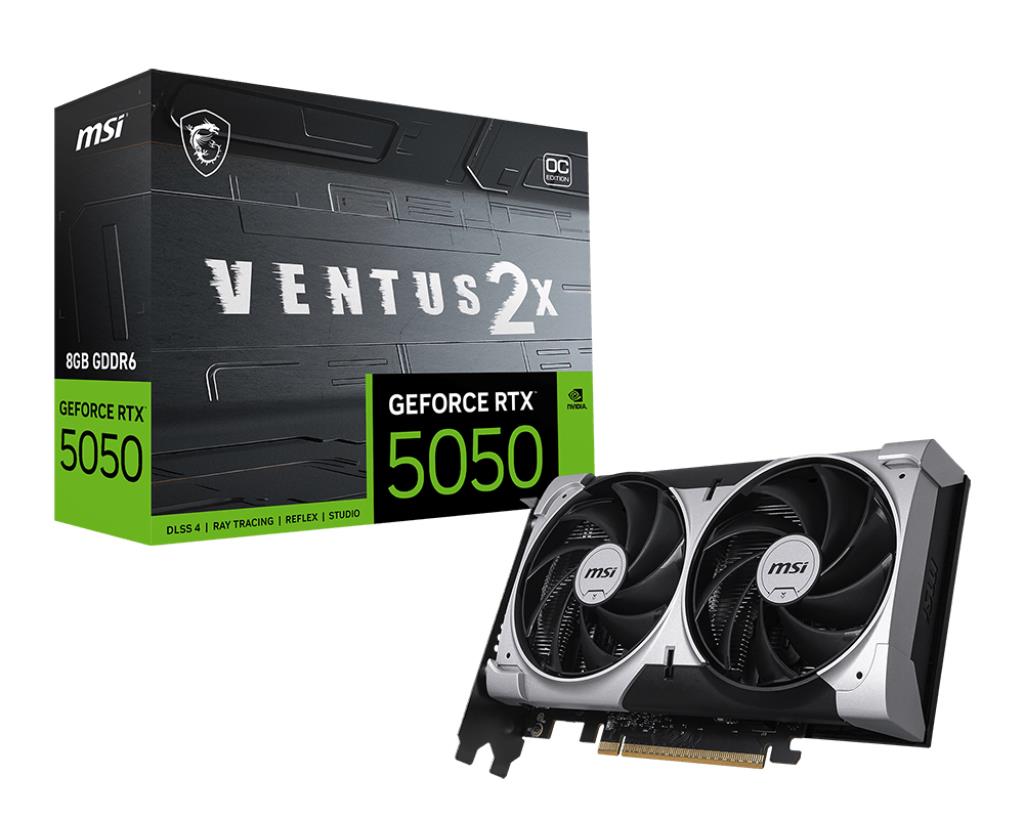 Graphics Card|MSI|NVIDIA|GeForce RTX 5050|8 GB|GDDR6|128 bit|PCI Express...