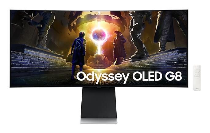 Monitor|SAMSUNG|34″|Mänguri/Smart/Curved/21 : 9|Panel OLED|3440&am...