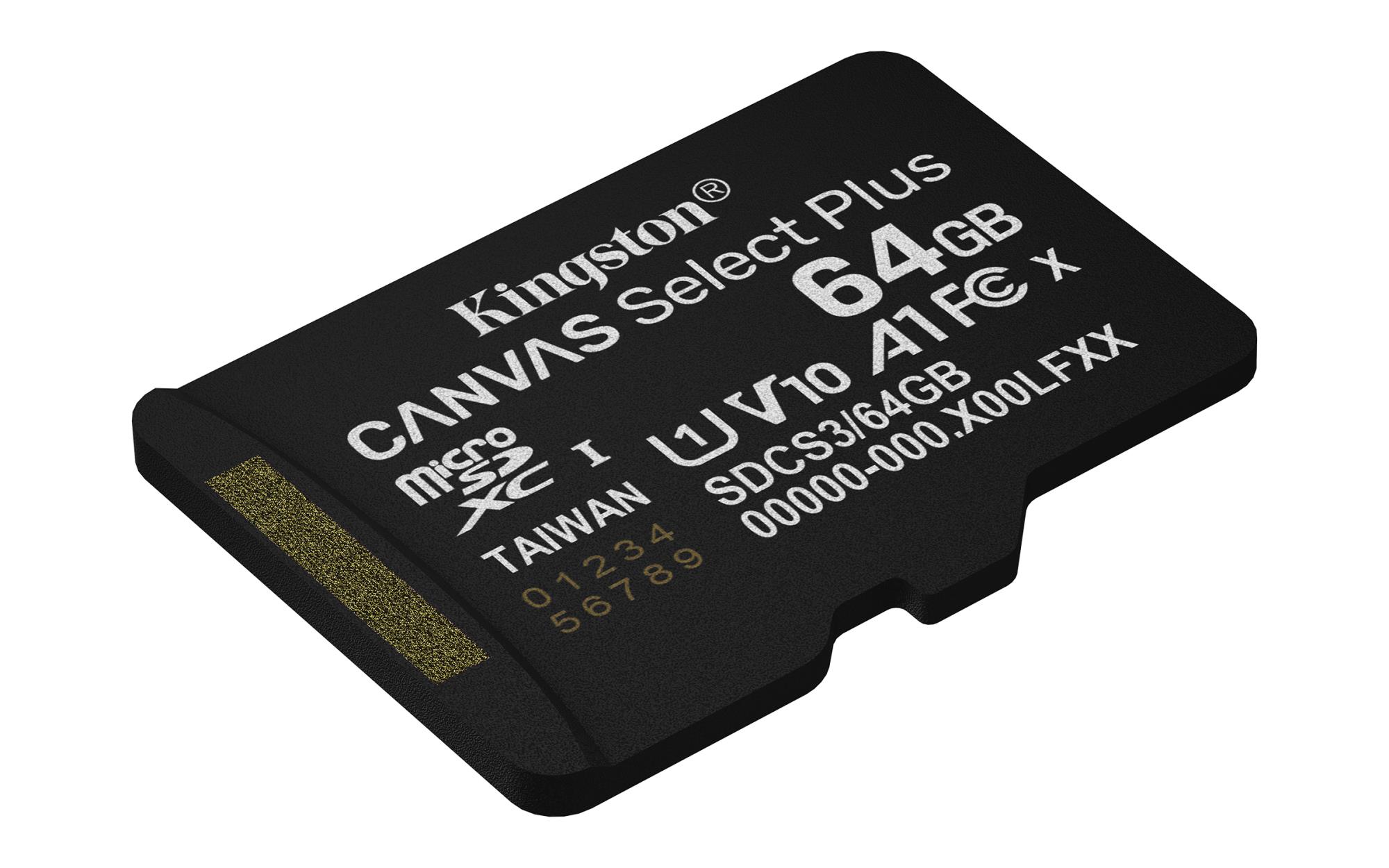 MEMORY MICRO SDXC 64GB UHS-I/SDCS3/64GBSP KINGSTON