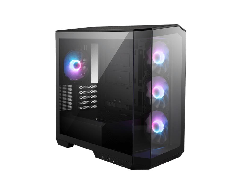 Case|MSI|MidiTower|Case product features Transparent panel|Not included|...