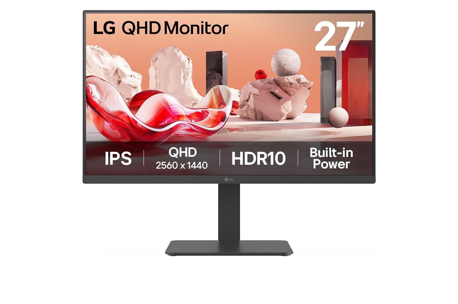 LCD Monitor|LG|27BA45QB-B|27″|Panel IPS|2560×1440|16:9|100Hz|...