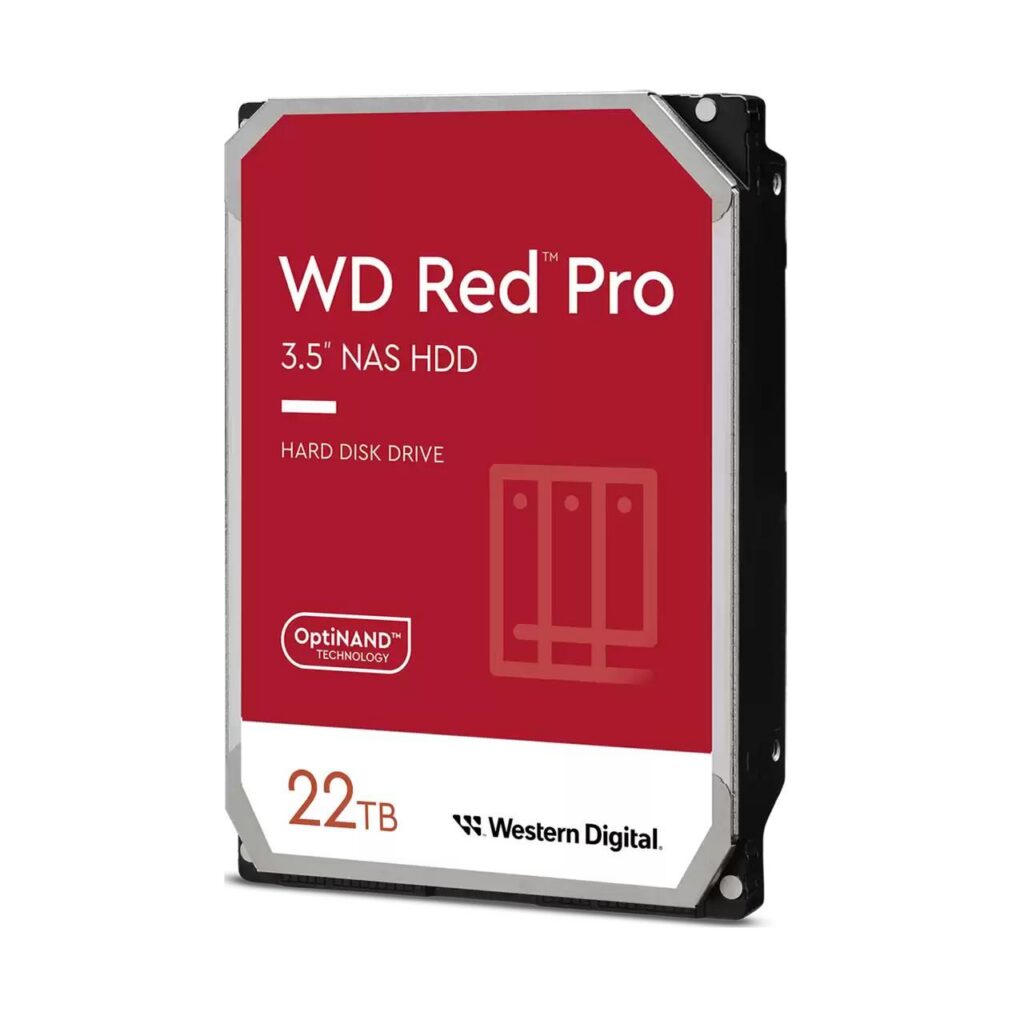 HDD|WESTERN DIGITAL|Red Pro|22TB|SATA|512 MB|7200 rpm|3,5″|WD221KFGX