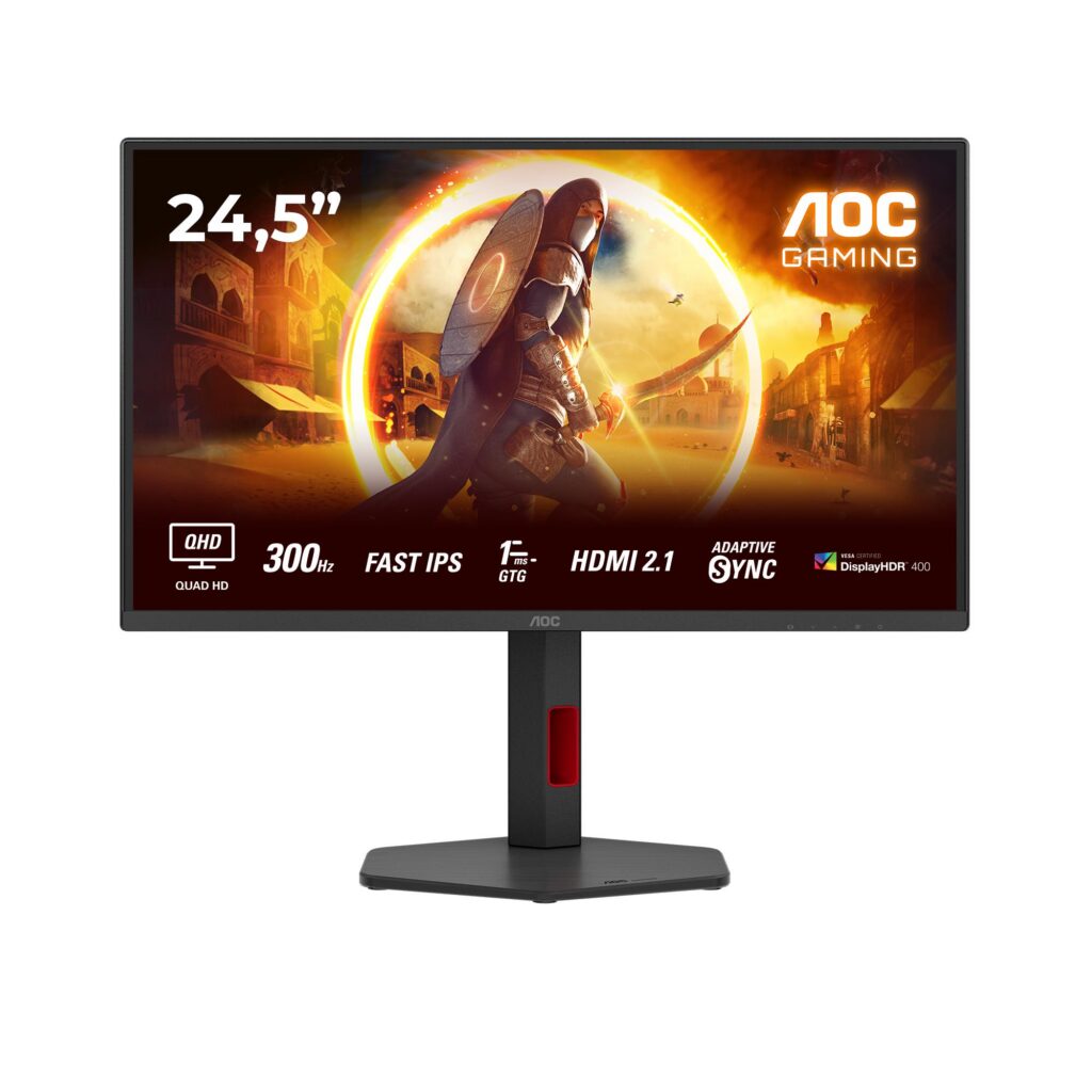 LCD Monitor|AOC|24.5 “|2560 x 1440 pixels|Quad HD|Native aspect ra...