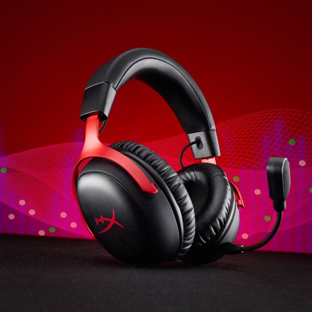 KÕRVAKLAPID HYPERX CLOUD III S WRL/WL BLK-RED GAM A59Z0AA HYPERX