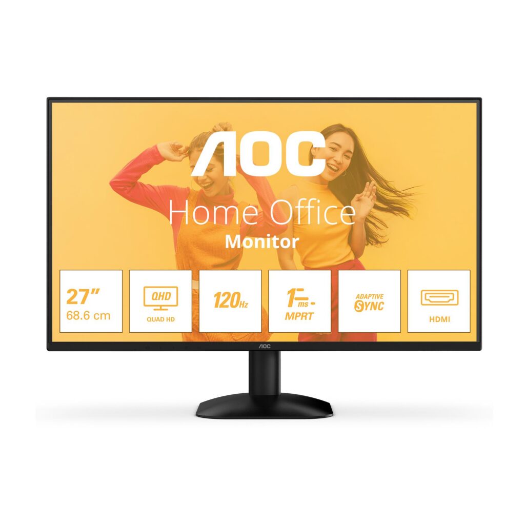 LCD Monitor|AOC|27 “|2560 x 1440 pixels|Quad HD|Native aspect rati...