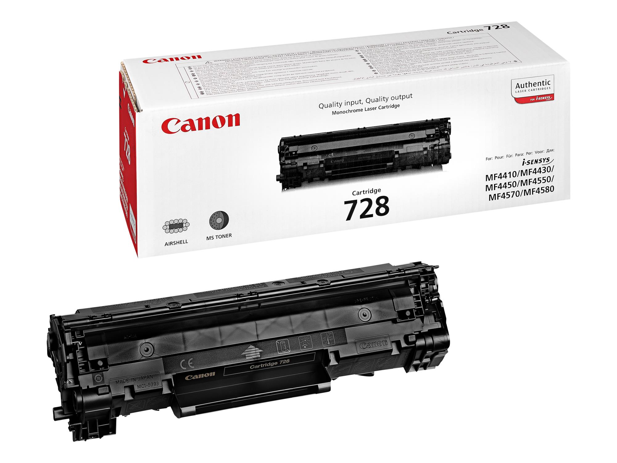 TONER BLACK 728/3500B002 CANON
