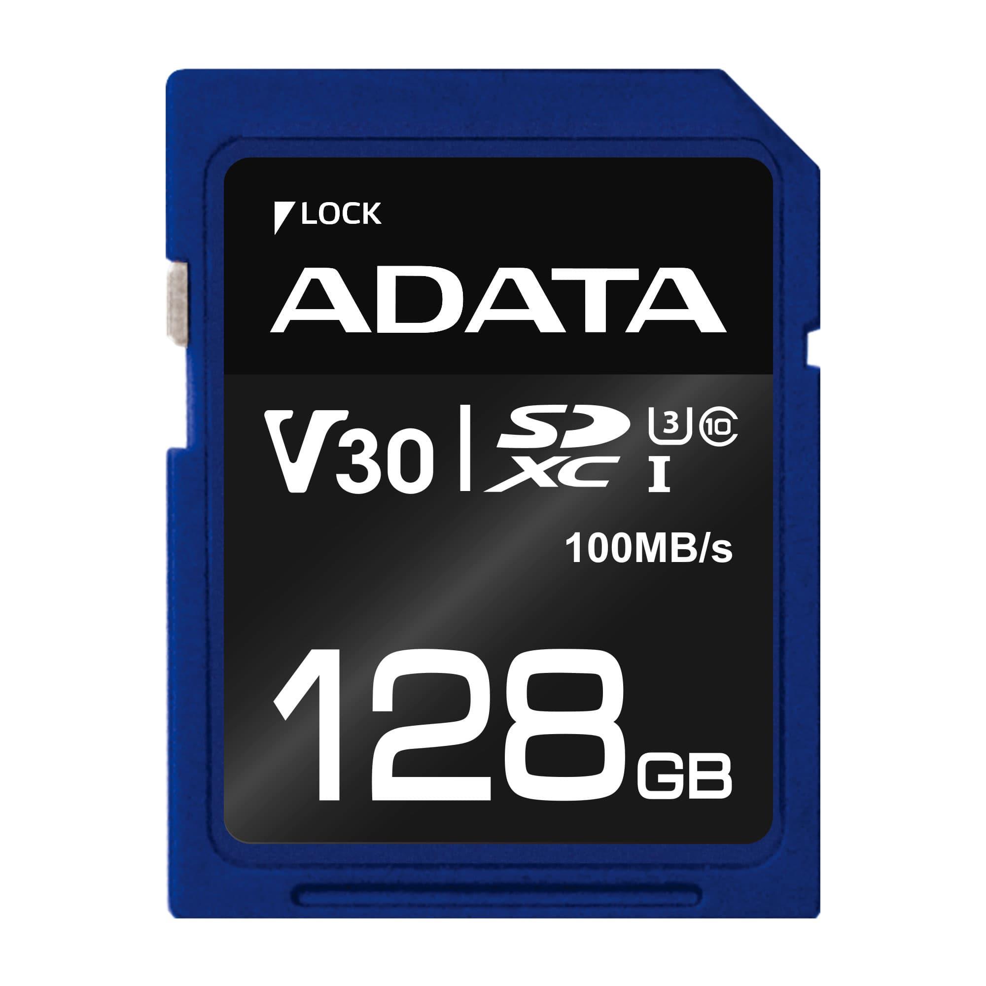 MEMORY SDXC 128GB V30/ASDX128GUI3V30S-R ADATA