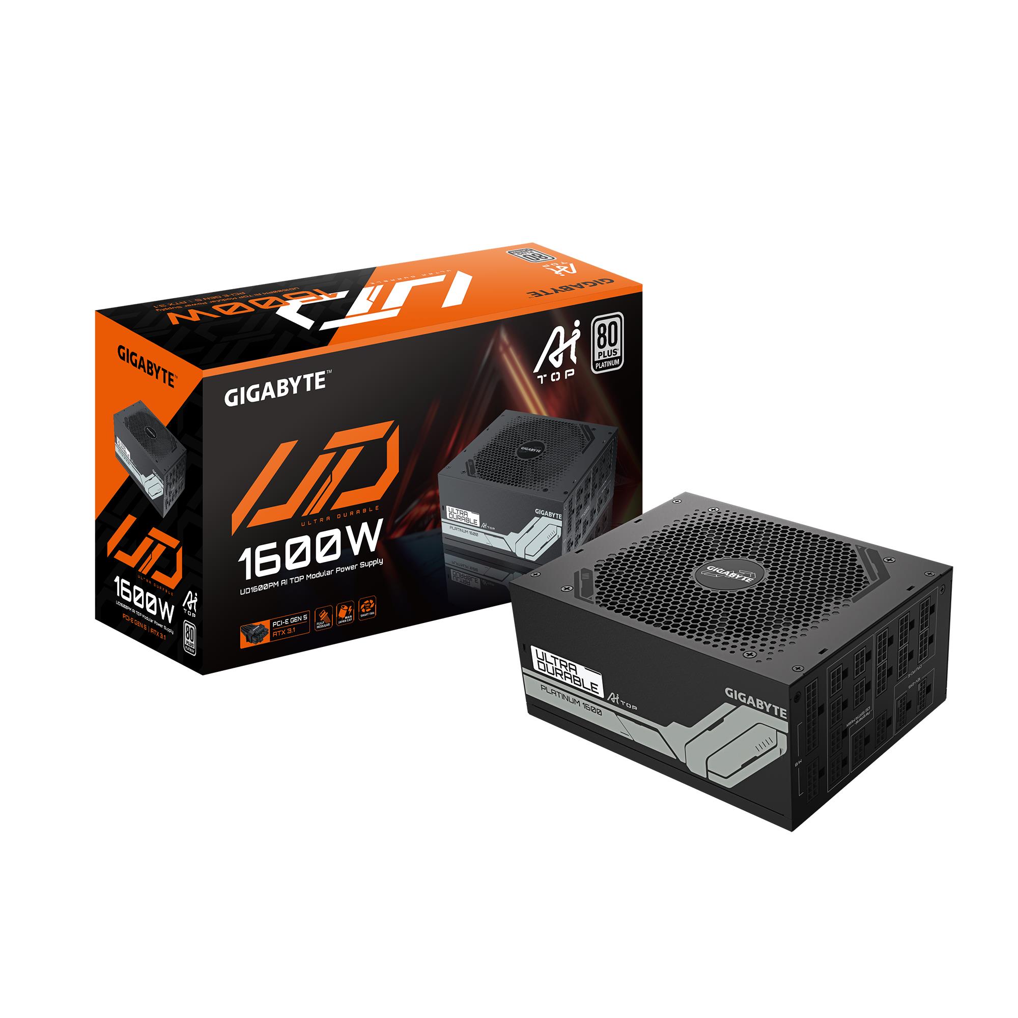 Toiteplokk|GIGABYTE|GP-UD1600PM PG5|1600 Watts|Efficiency 80 PLUS PLAT&#...