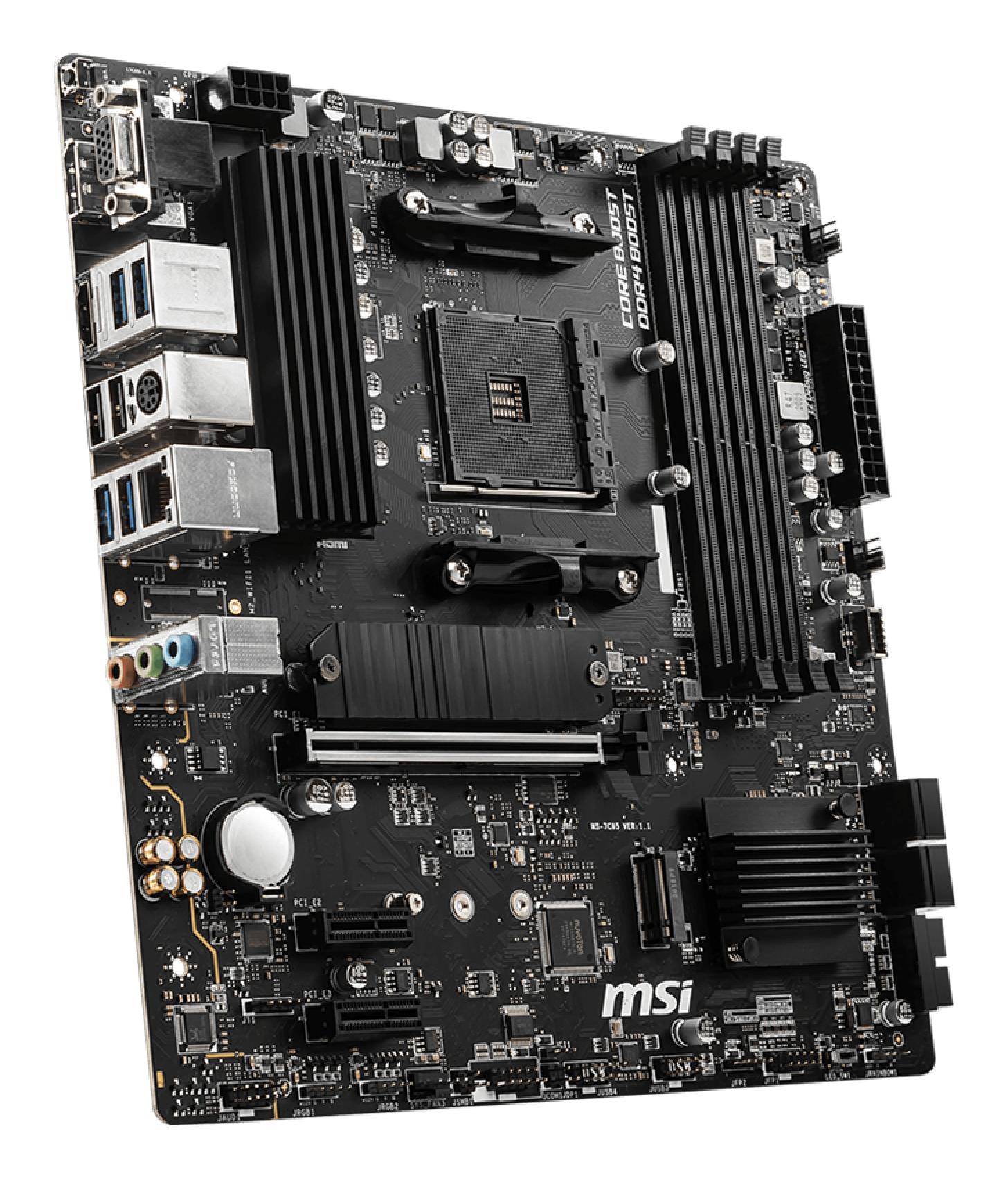Mainboard|MSI|AMD B550|SAM4|MicroATX|Memory DDR4|Memory slots 4|2xPCI-Ex...