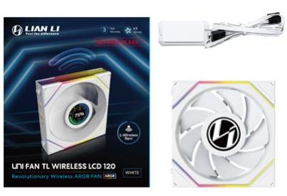 Ventilaator 120MM WRL/G99.12RTLLCD1W1W.00 LIAN LI