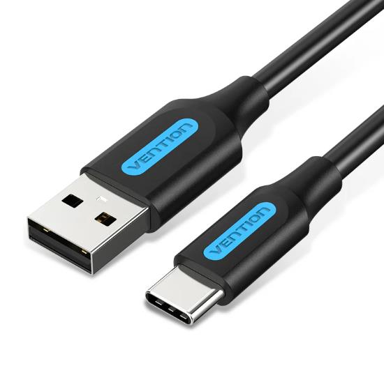 KAABEL USB-C TO USB2.0/0.25M BLACK COKBC VENTION