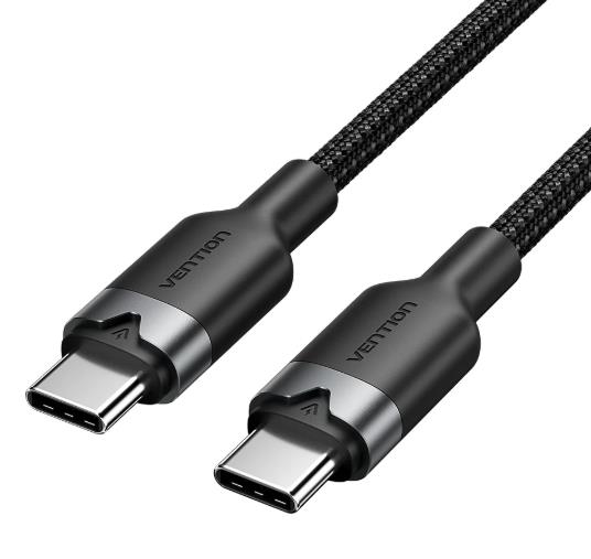 KAABEL USB-C TO USB-C/1M BLACK TRDBF VENTION