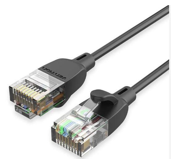 PATCH KAABEL CAT.6A UTP/1M BLACK IBIBF VENTION