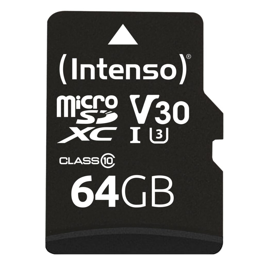 MÄLUKAART SDXC 64GB C10/W/ADAPTER 3433490 INTENSO