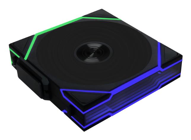 Ventilaator 120MM WRL/G99.12RTL1W1B.00 LIAN LI